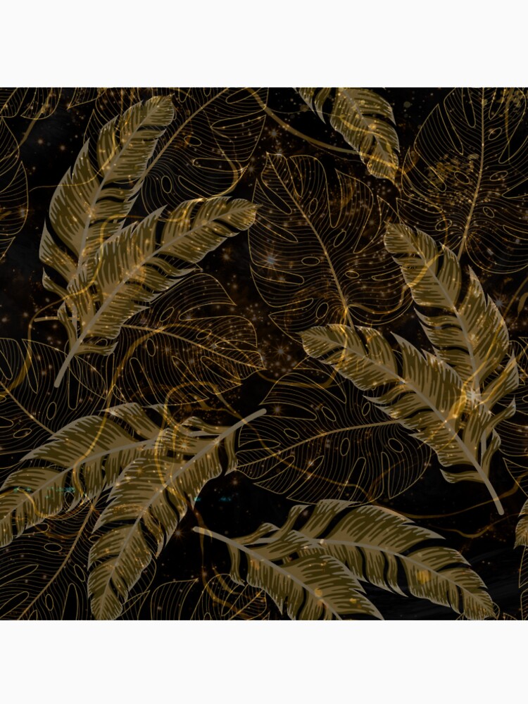 Beautiful Luxury Gold Leaf Pattern by Beeroclock