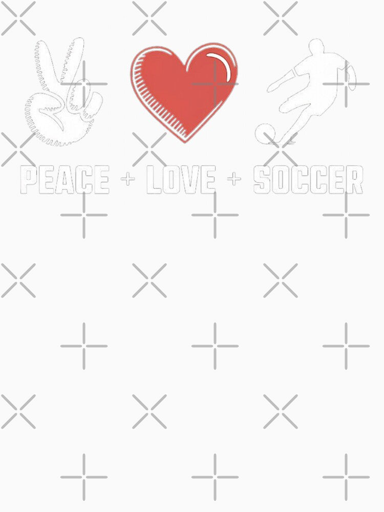Peace, Love, and Soccer: Minimalist Sports Design by love3617