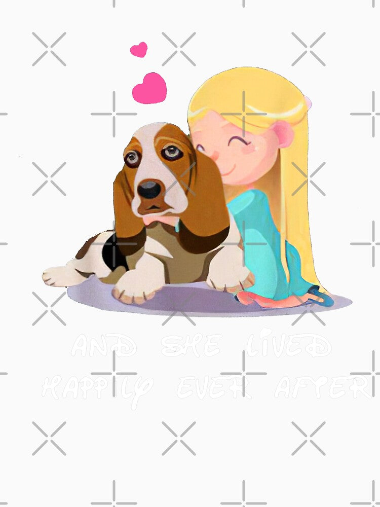 And She Lived Happily Ever After Basset Hound Mothers by Baudendistel