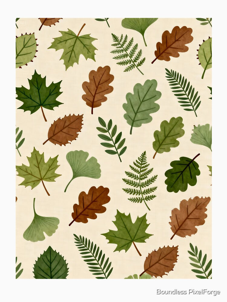 A Botanical Leaf Assortment. by Boundless PixelForge