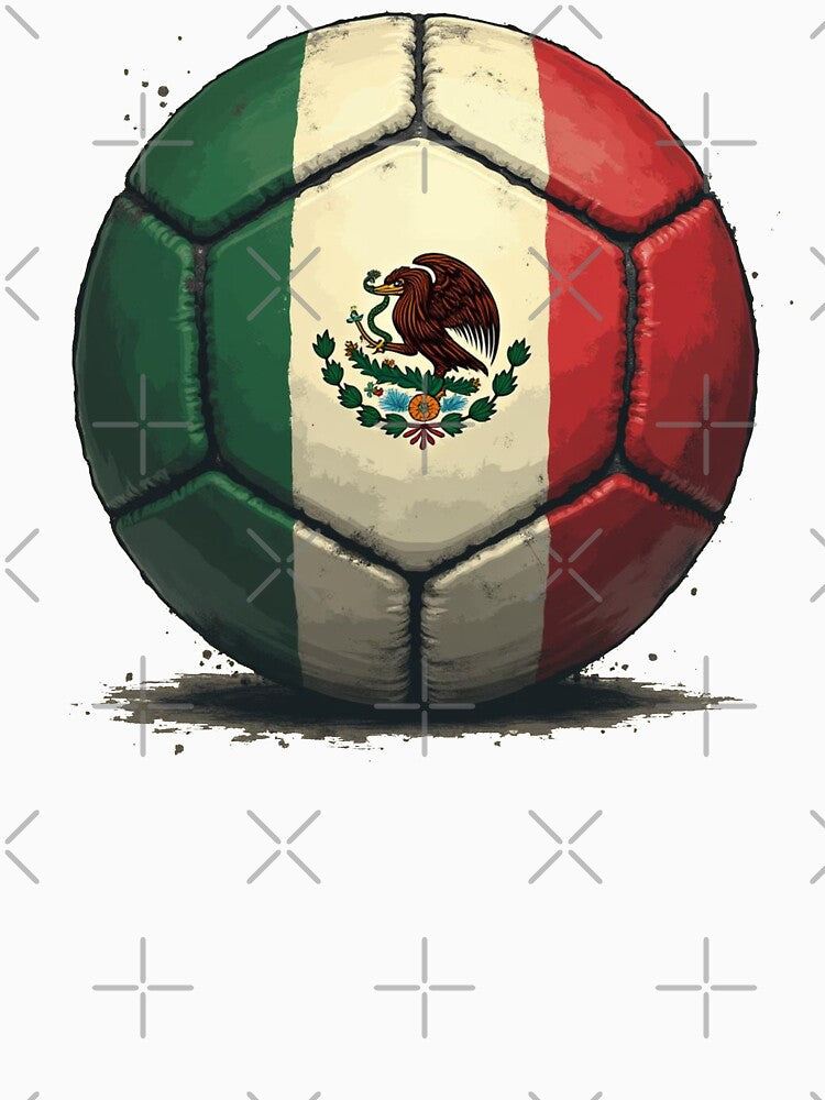 Vintage Mexico Football  Retro Football by AlienTechs