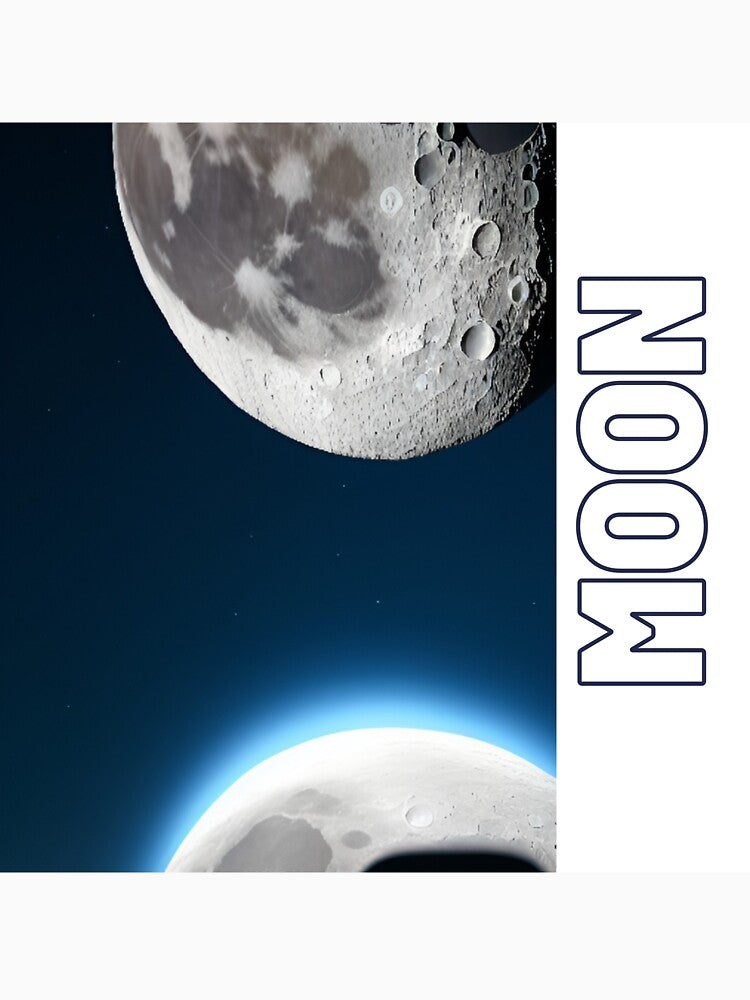 astronaut on the Dark moon 7 by Happy  Planet