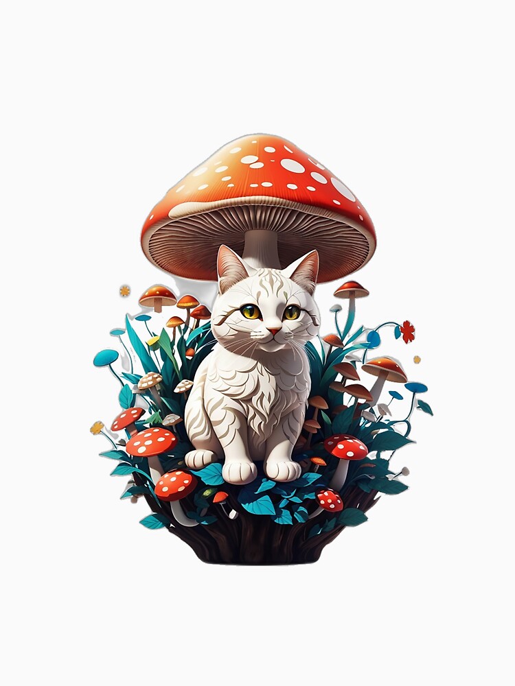 Mushroom Cat by AsCreationss
