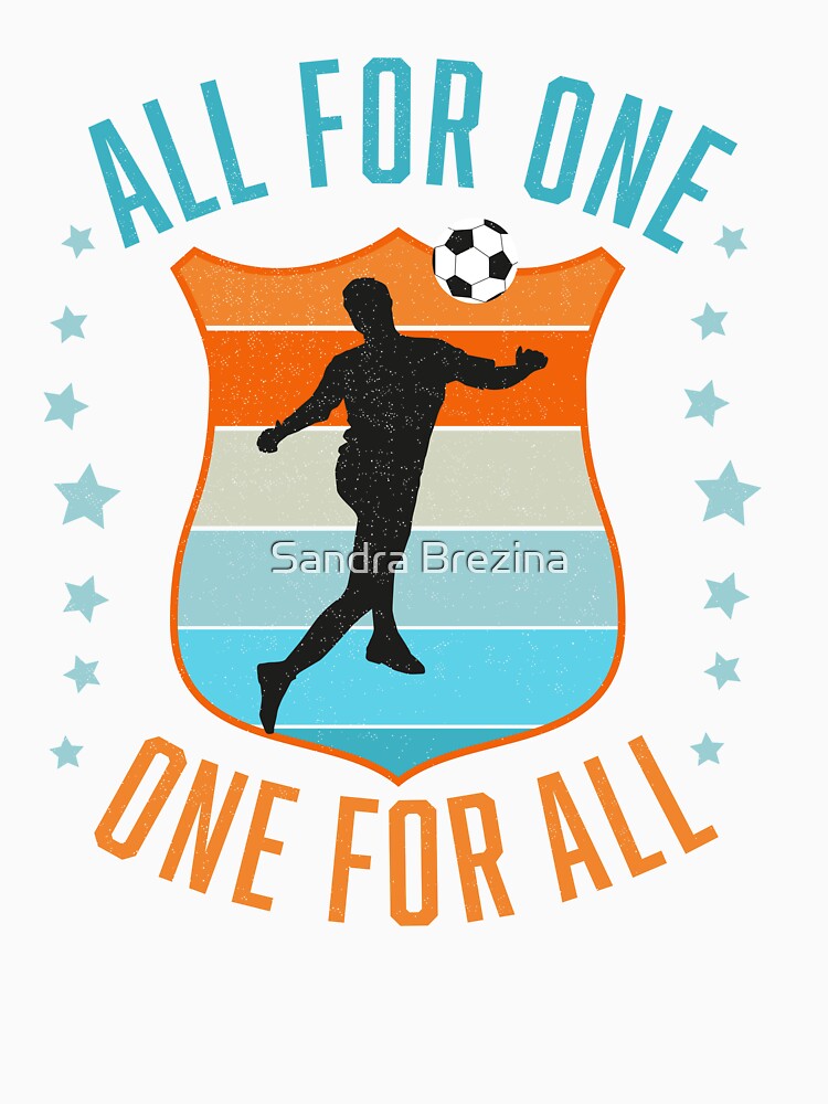 Football team spirit by Sandra Brezina