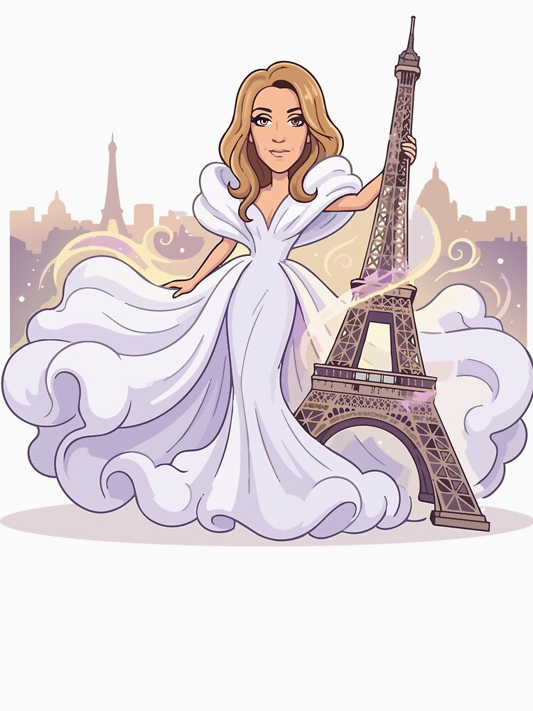 Celine Dion in Paris by tigrootiger