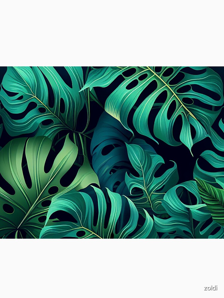 beautiful Green Leaves Pattern by zoldi