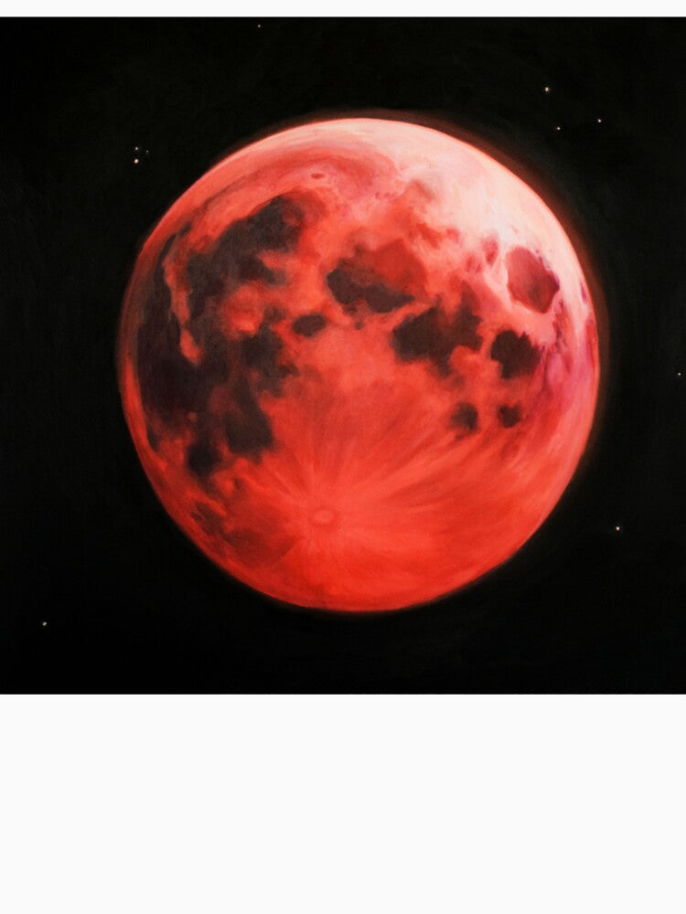 Blood moon full moon by Byearion