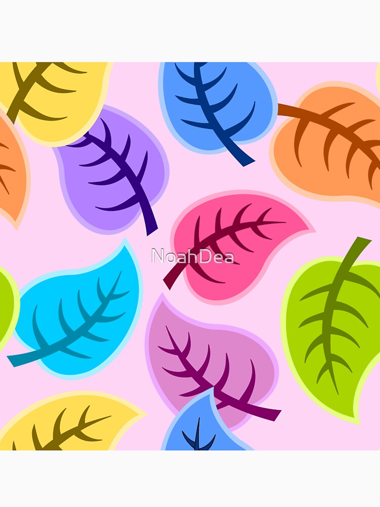 Colorful leaves pattern by NoahDea