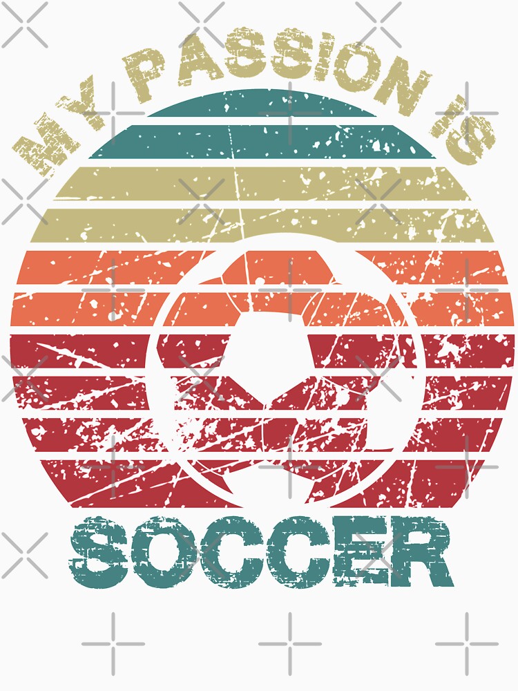 My Passion is Soccer - retro distressed by Rooks-Artworks