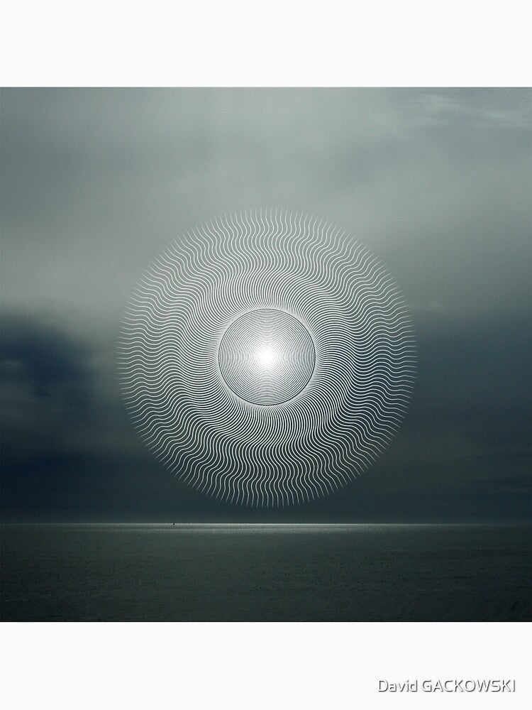 a geometric circular pattern generated with illustrator by AstériA *