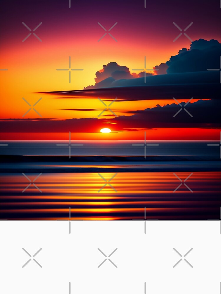 Beautiful sunset digital print presented in a variety of mediums by dcrc