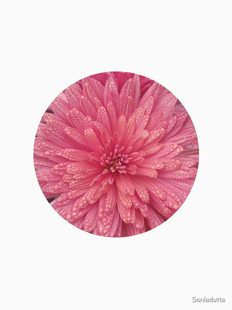 Floral print with dew drops by Sonia dutta_art