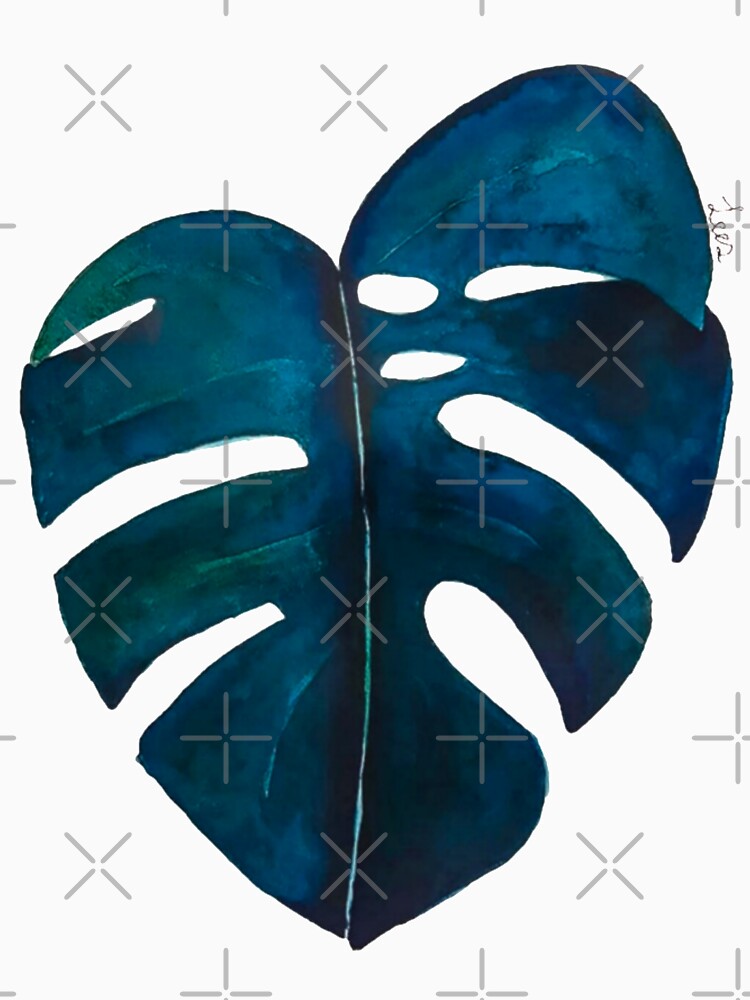 Monstera Leaf  (white) by Artbylees