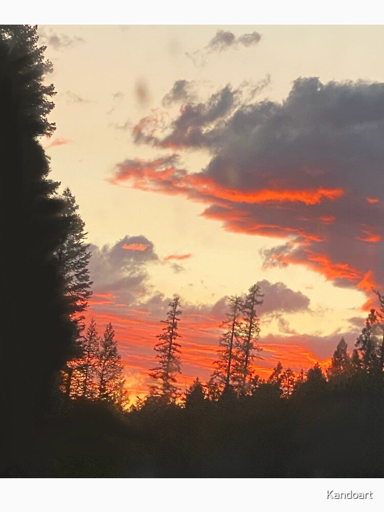 Beautiful Sunset in Mountains by Kandoart