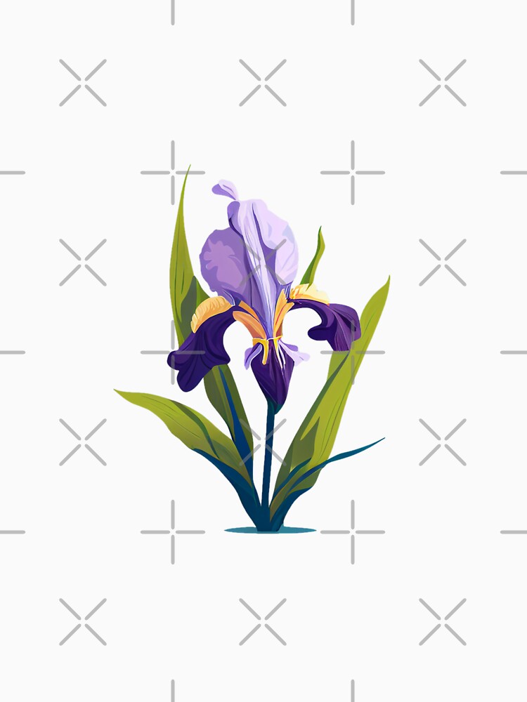 Iris Flower by schizarty