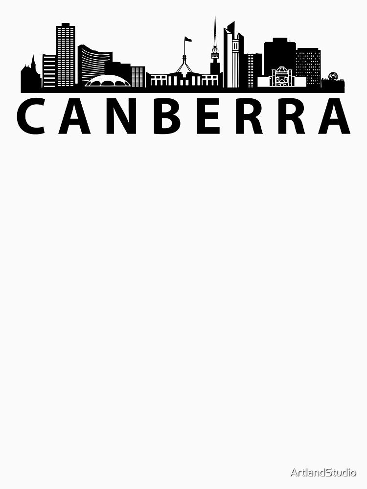 Canberra City Skyline by Elenia Design