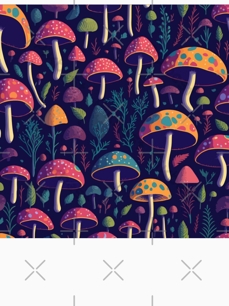blue background mushroom design skirts by anandsiva2703