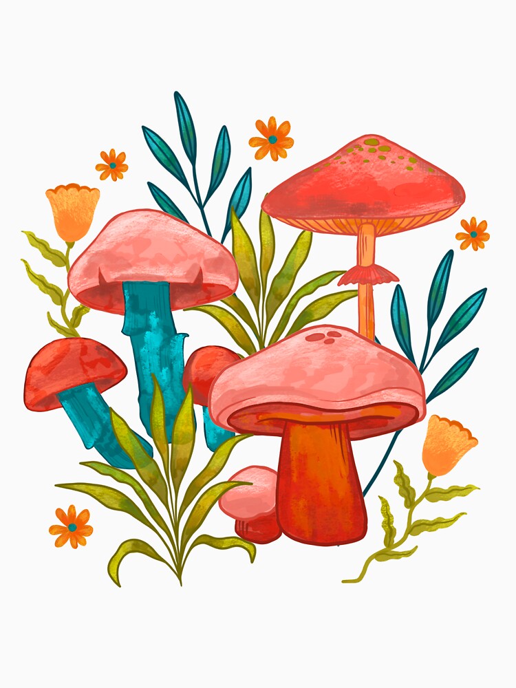 Mushroom Art by Leyguthart