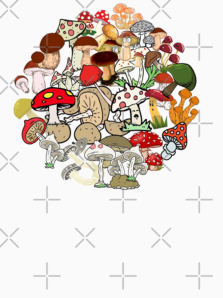 Cute mushroom art by vashumaso
