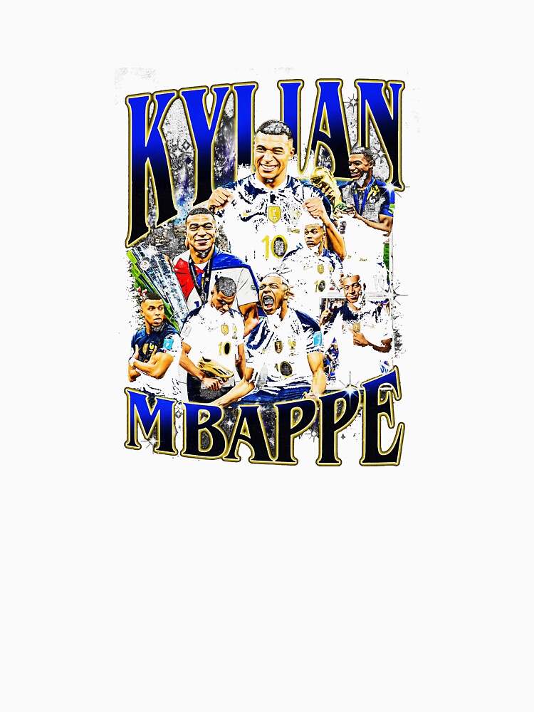 Kylian Mbappe Retro Bootleg by Julietfitzpatr