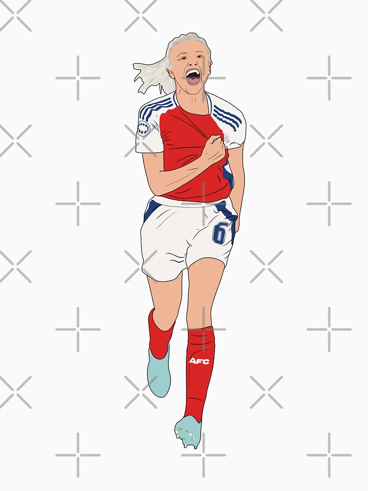 Leah Williamson Champions League Winner Celebration Arsenal by Hevding