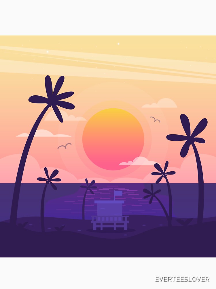 Beach Sunset by EVERTEESLOVER