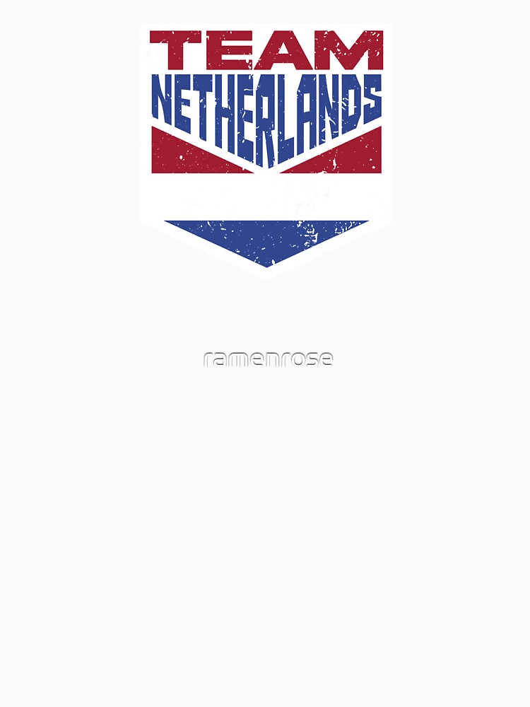 Team Netherlands, Dutch Distressed Flag, Vintage Supporter by ramenrose