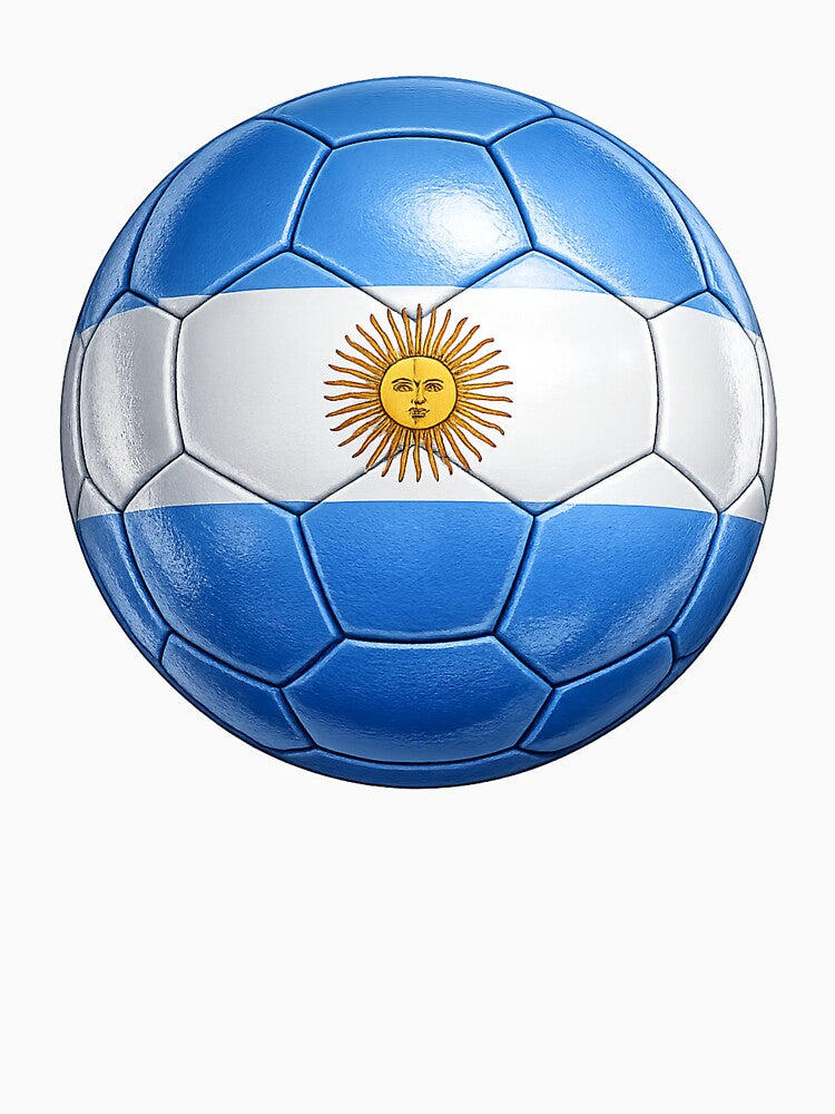 Argentina Flag Football Design by redsharkuk