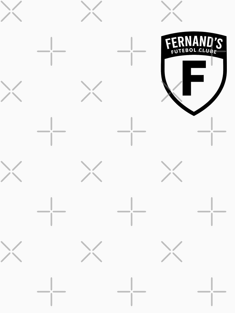 Fernand’s Soccer Club Crest – Minimalist Black and White Football Design for Apparel and Prints by FernandsOficial