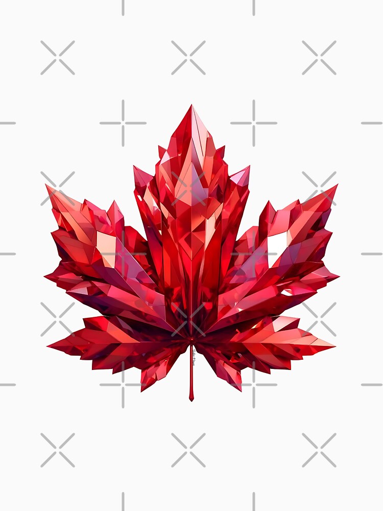 Crystal Maple Leaf by Sticker-mama