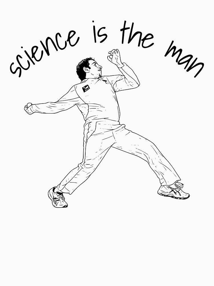 Science is the Man - Saeed Ajmal Quote by Keepsake Kiosk
