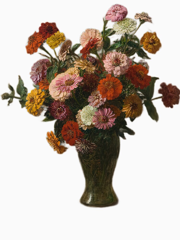Henri Fantin-Latour's "Zinnias" (1897) by zeucontosu