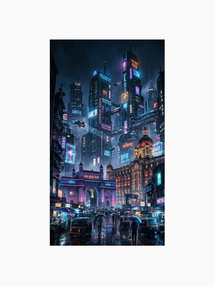 Cyberpunk Mumbai by WhooleSome