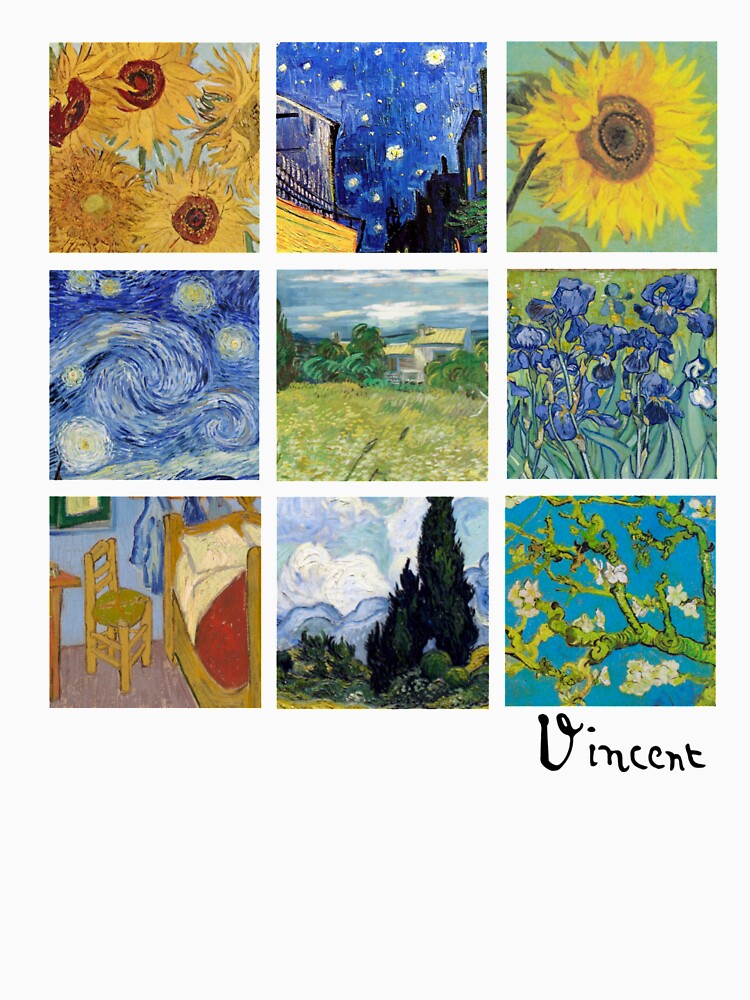 Van Gogh Collage Art Gift by Travel-Art-Love
