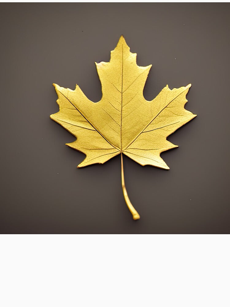 Golden maple leaef by artsyworldart