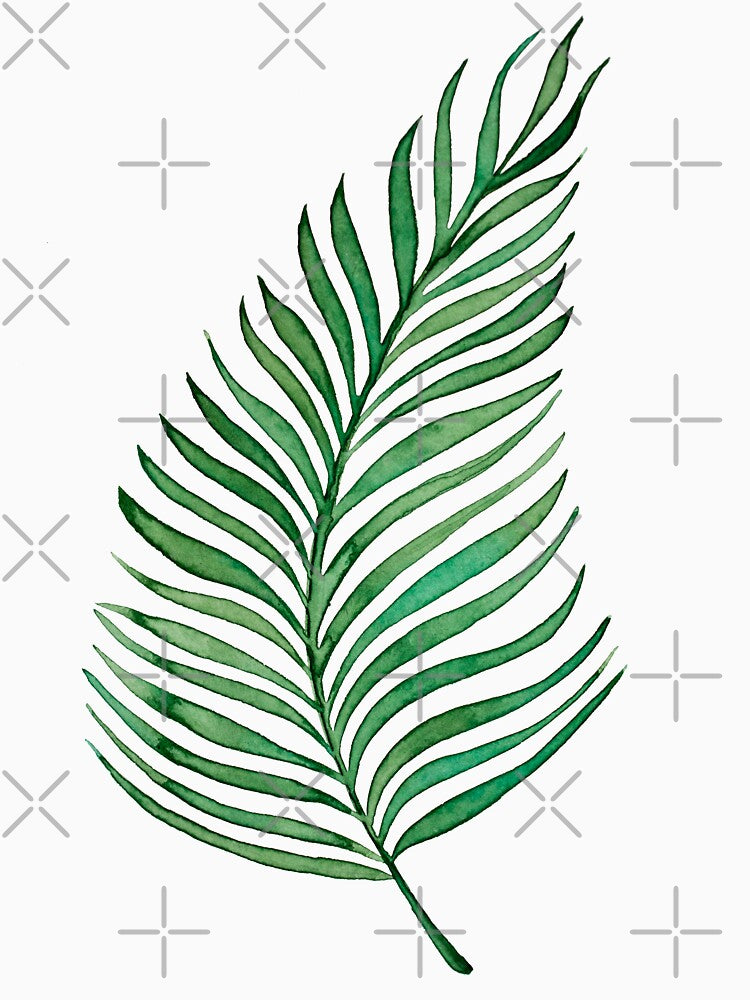 Watercolor tropical Leaves by Bazarovaart