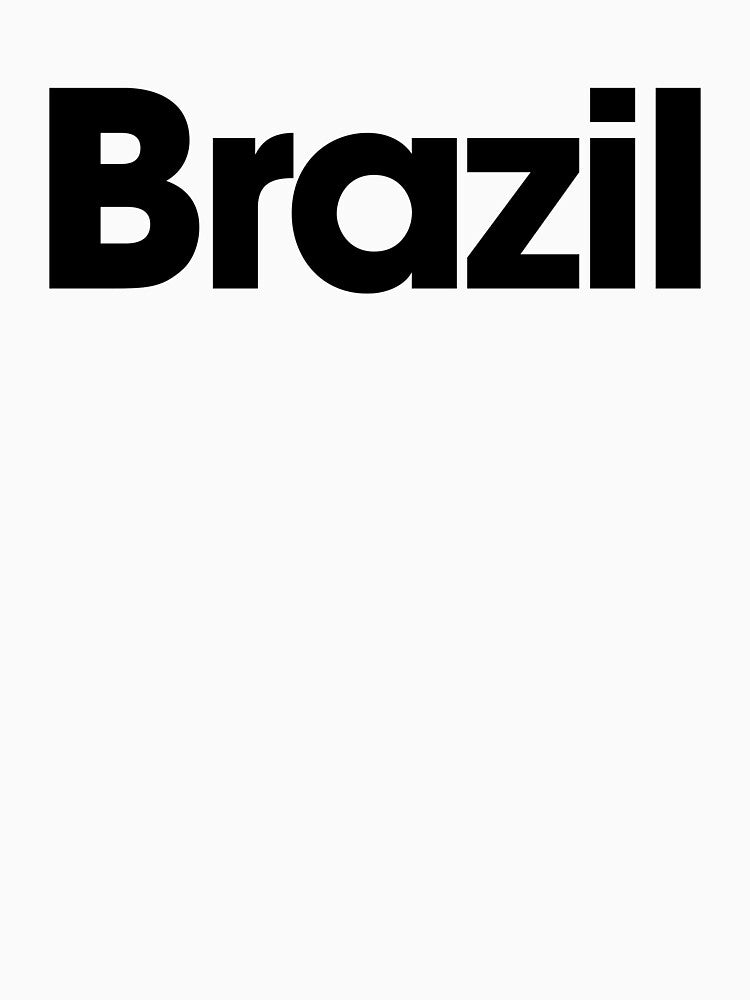 Brazil Typography Minimalist by tropical_dream