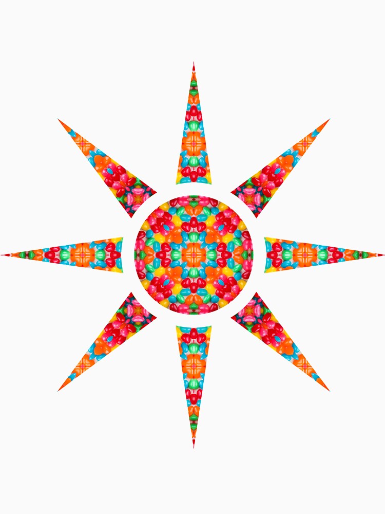Colorful Patterned Summer Sun by 9N20