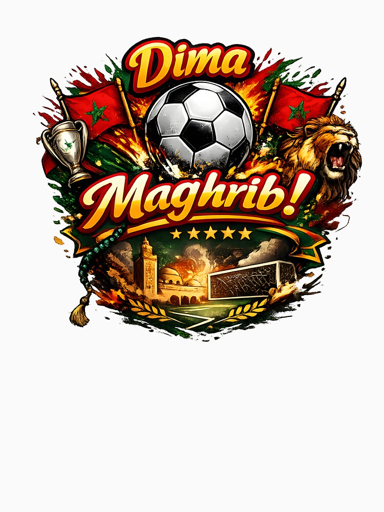 football Morocco t-shirt by Troll Art & Delete