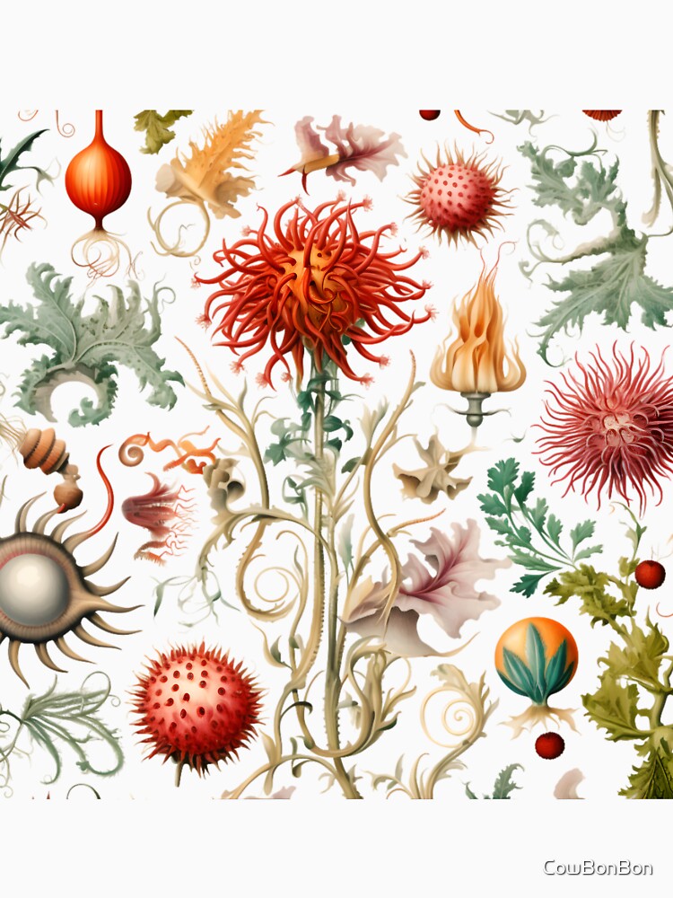My Secret Garden I. - Vintage Botanical Flower Illustration by CowBonBon