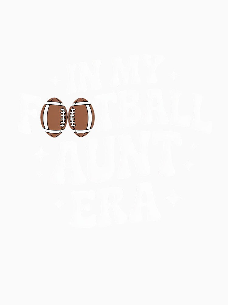 In My Football Aunt Era Football Auntie Christmas by DrewLeuschke