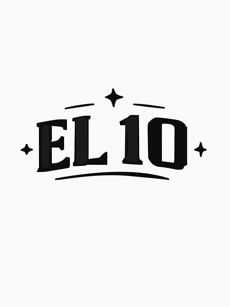 Maradona Streetwear Minimalist Logo – El 10 Football Legend Design by BuiltFor90