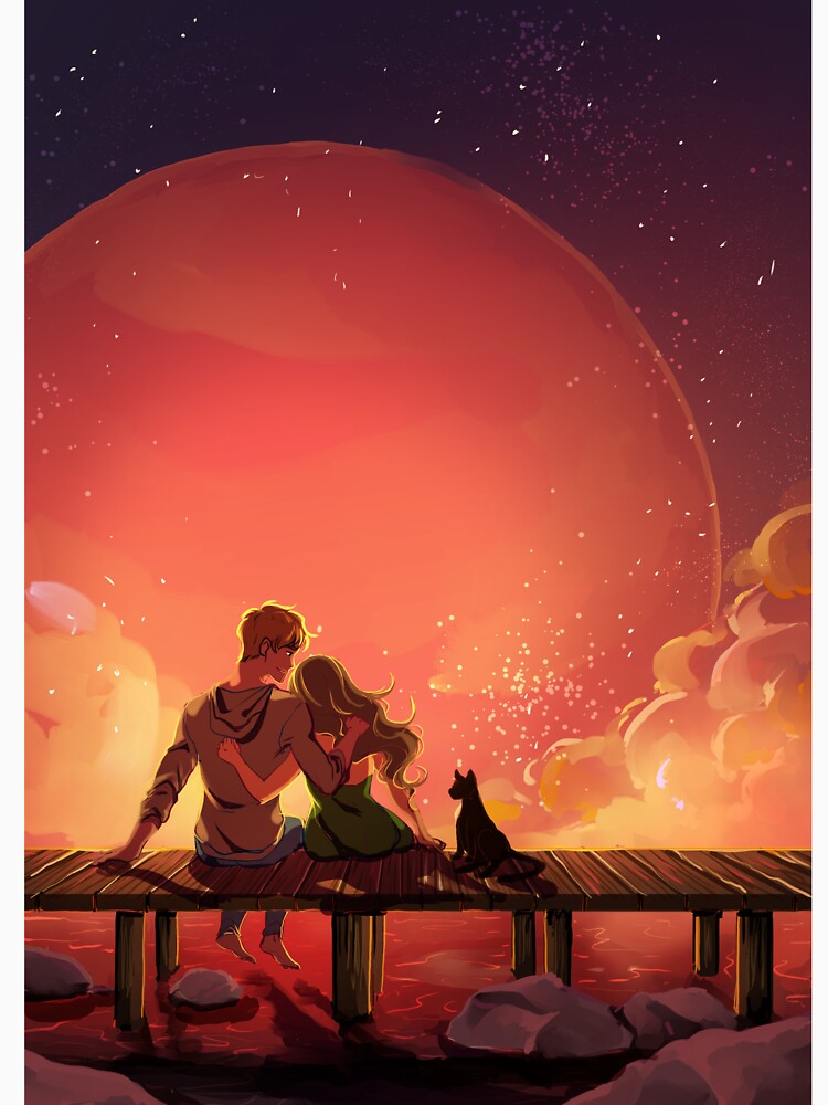 Relaxing in the Sunset by Katie Bass