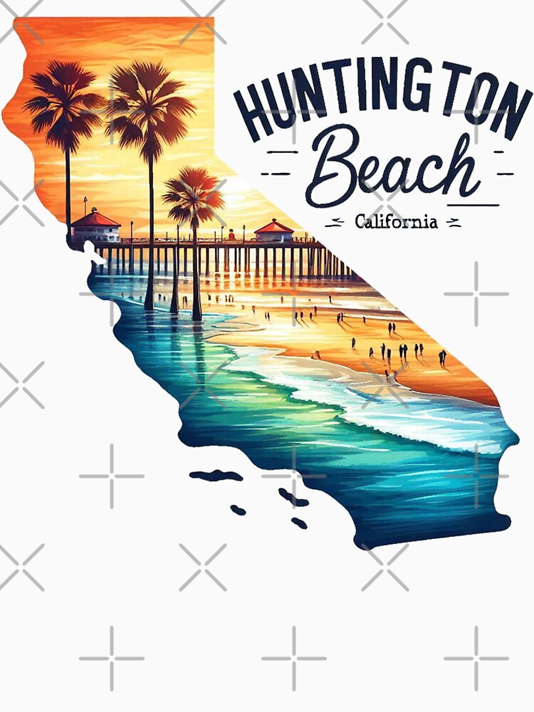 Beach Sunset, Huntington Beach Sunset by vectcd