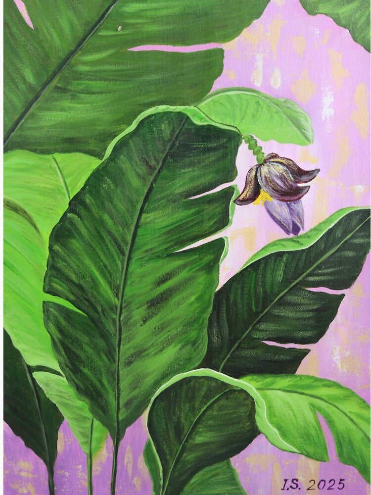 Banana leaf art by BeeTartprints