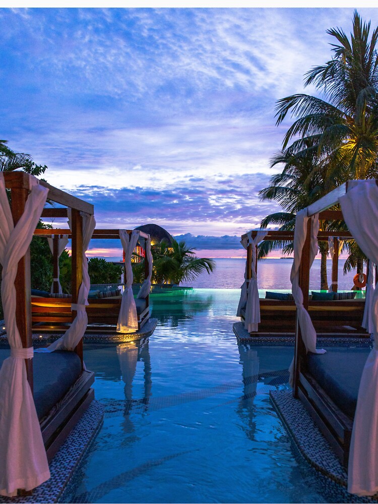 Exotic Maldives Sunset Paradise by newburyboutique