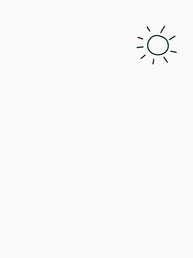 SIMPLE SUN (DARK GREEN) by Top10Designs