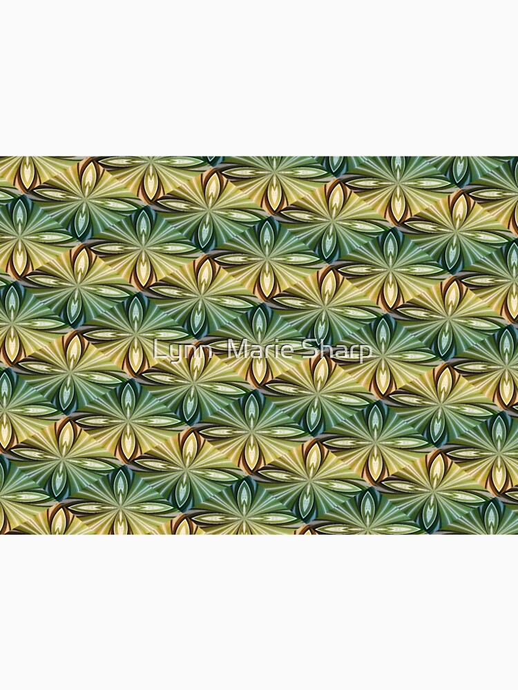Yellow and Green Floral Pattern by Lynn  Marie Sharp