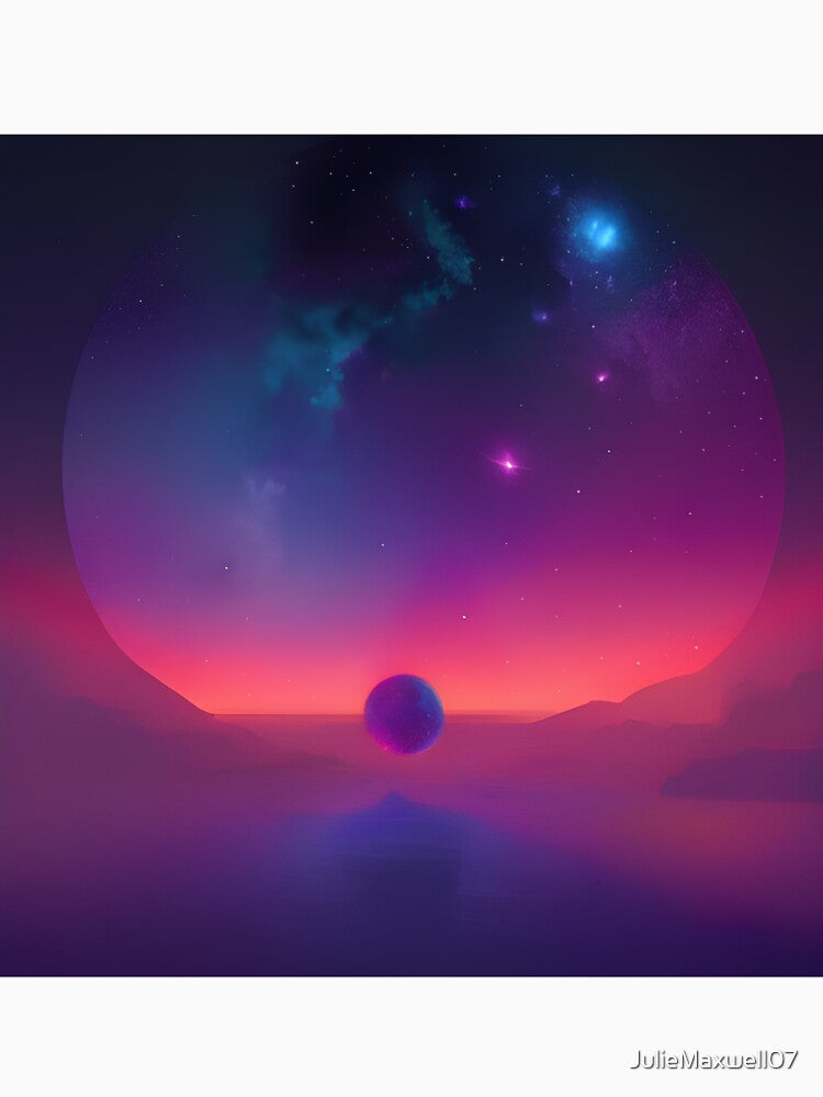 Milky Way Moon by JulieMaxwell07