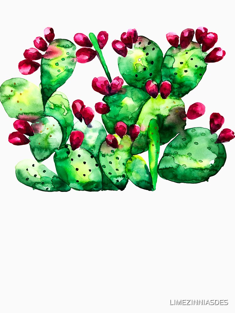Prickly, Prickly Pear Cactus by LIMEZINNIASDES